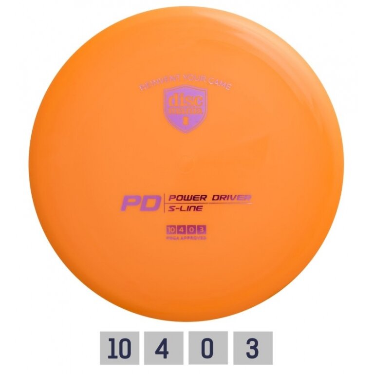 Diskgolfo diskas Distance Driver S-LINE PD orange Diskgolfo diskas Distance Driver S-LINE PD orange