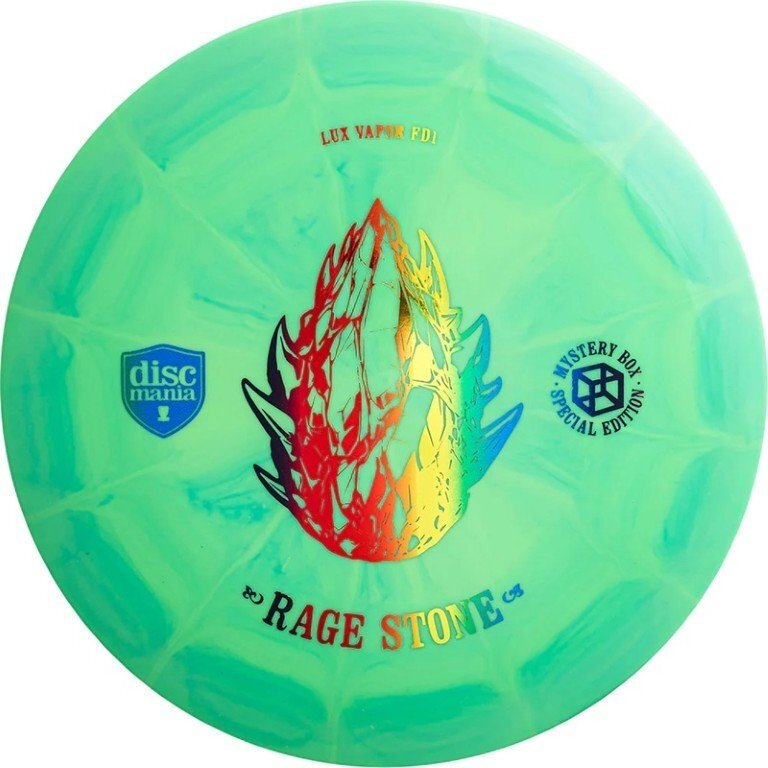 Diskgolfo diskas Fairway Driver Lux Vapor FD1 Rage Stone Green/Yellow 1