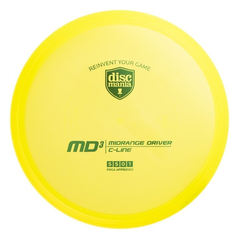 Diskgolfo diskas Midrange Driver C-LINE MD3 Yellow 1