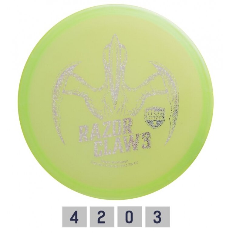 Diskgolfo diskas Midrange Driver RAZOR CLAW 3 META TACTIC Green Diskgolfo diskas Midrange Driver RAZOR CLAW 3 META TACTIC Green