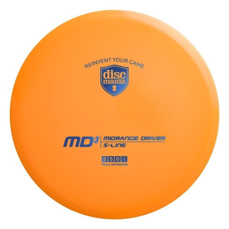 Diskgolfo diskas Midrange Driver S-LINE MD3 orange 1 Diskgolfo diskas Midrange Driver S-LINE MD3 orange 1