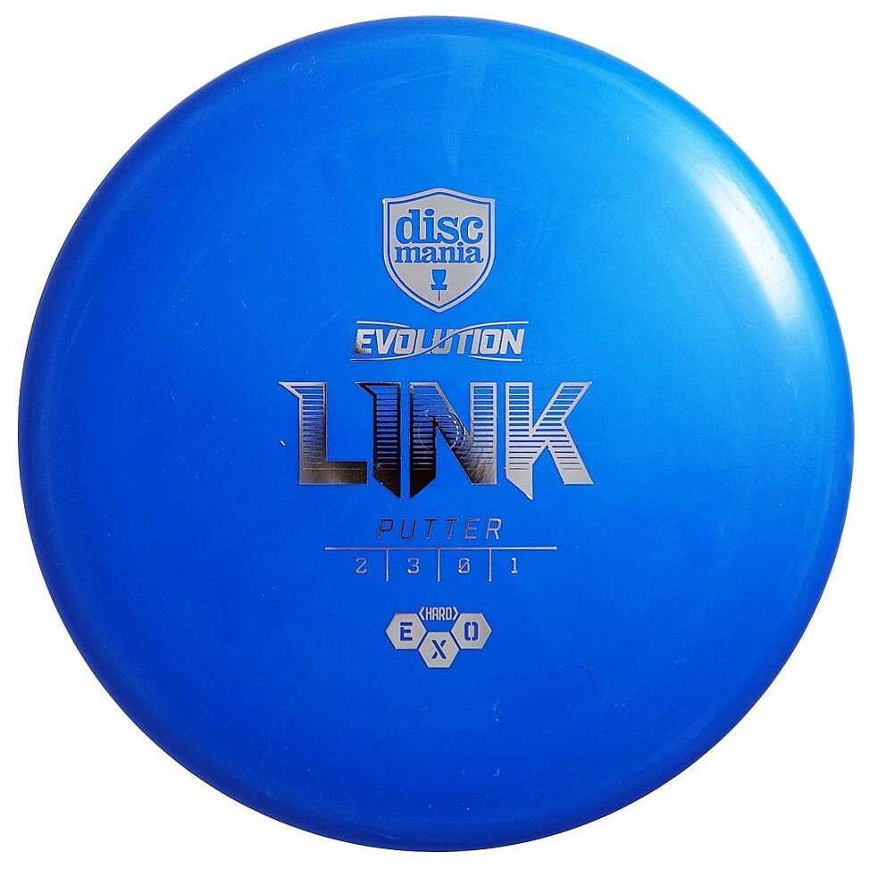 Diskgolfo diskas Putter HARD EXO LINK Evolution Blue 1