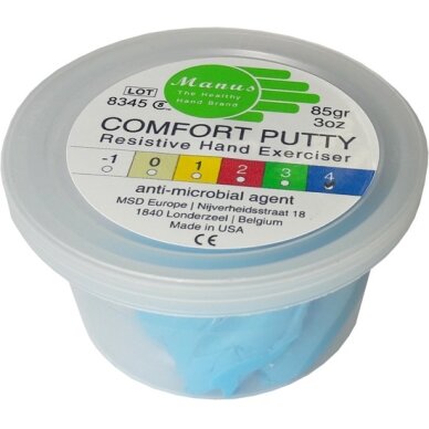 Ergoterapinė masė MVS Comfort Anti-bakterinė 57g 6 Ergoterapinė masė MVS Comfort Anti-bakterinė 57g 6