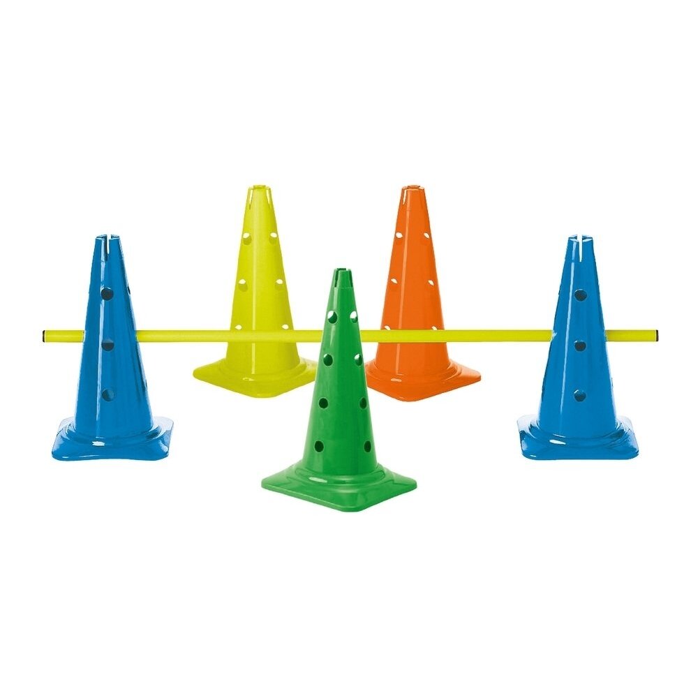 Estafečių kūgis TREMBLAY 40cm 12 skylių yellow Estafečių kūgis TREMBLAY 40cm 12 skylių yellow