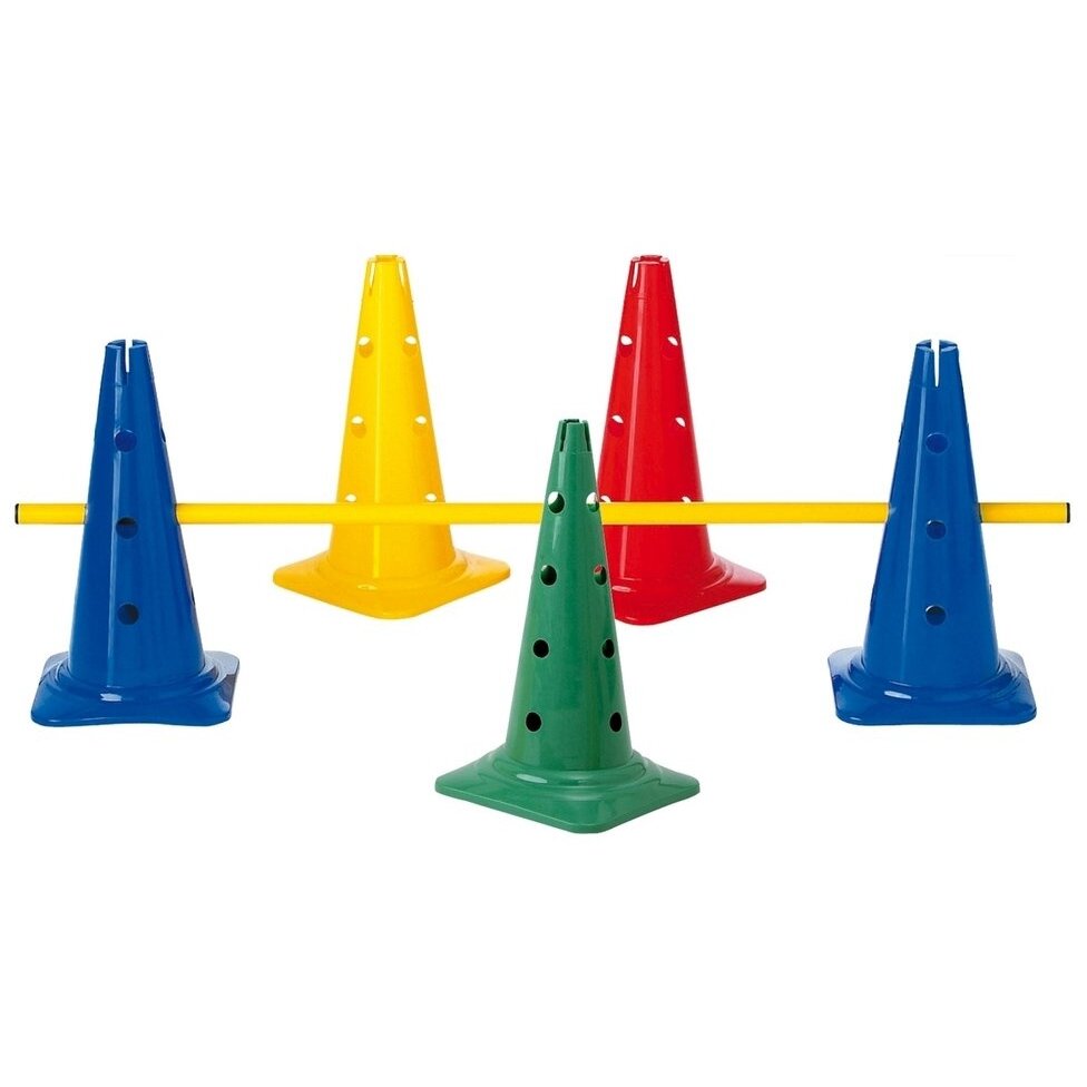 Estafečių kūgis TREMBLAY 40cm 12 skylių red Estafečių kūgis TREMBLAY 40cm 12 skylių red