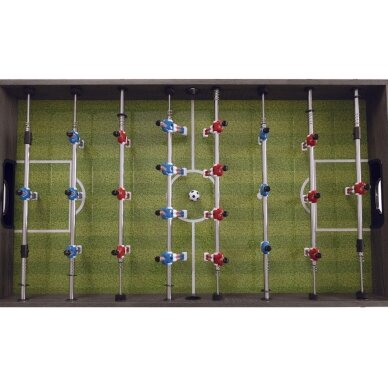 Futbolo stalas F-2 GREY OAK telescopic rods 4 Futbolo stalas F-2 GREY OAK telescopic rods 4