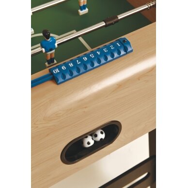Futbolo stalas F-3 FOLDY MAPLE colour telescopic rods 4 Futbolo stalas F-3 FOLDY MAPLE colour telescopic rods 4