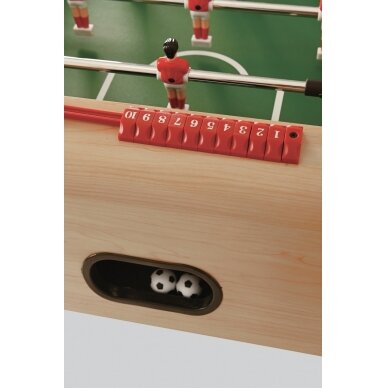 Futbolo stalas F-3 FOLDY MAPLE colour telescopic rods 5 Futbolo stalas F-3 FOLDY MAPLE colour telescopic rods 5