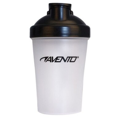 Gertuvė AVENTO Shaker 21WE 400ml Transparent/Black