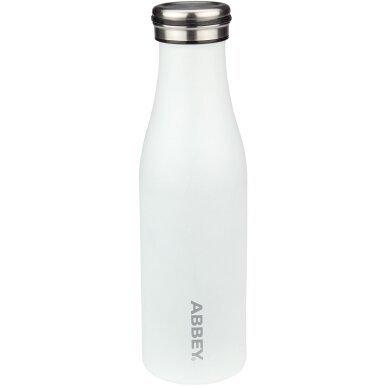 Gertuvė termo ABBEY 21WZ WIT 450ml White/Silver Gertuvė termo ABBEY 21WZ WIT 450ml White/Silver