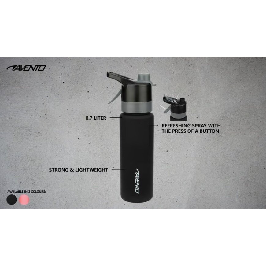 Gertuvė AVENTO Spray 44BA 700ml su purkštuku black/grey 1 Gertuvė AVENTO Spray 44BA 700ml su purkštuku black/grey 1