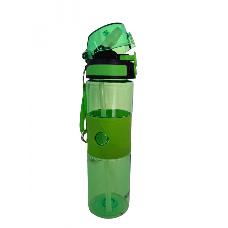 Gertuvė su šiaudeliu TAAN 750 ML (Green) Gertuvė su šiaudeliu TAAN 750 ML (Green)
