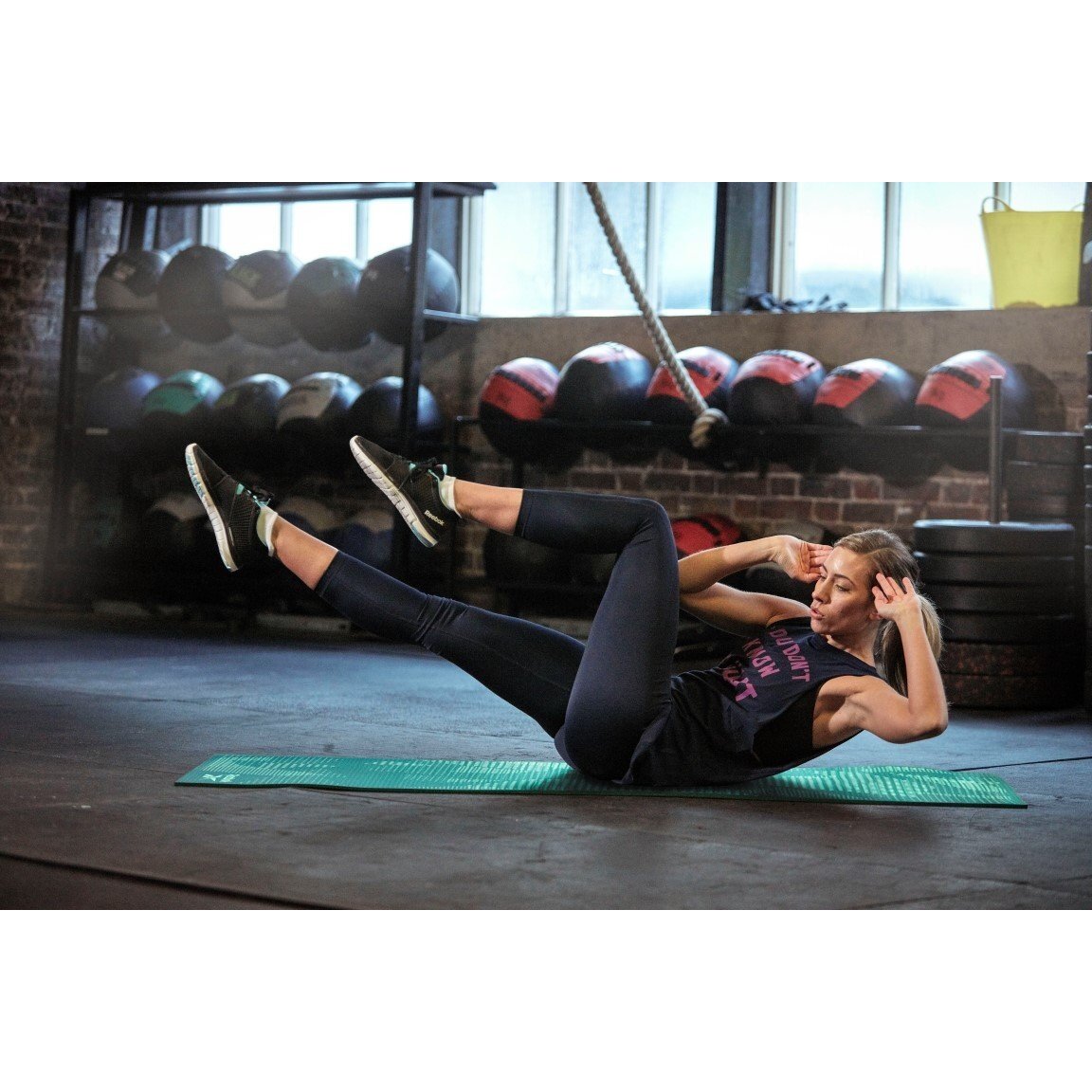 Gimnastikos kilimėlis REEBOK RAMT-12236GN 173x61x0,7cm Green Halftone 5 Gimnastikos kilimėlis REEBOK RAMT-12236GN 173x61x0,7cm Green Halftone 5