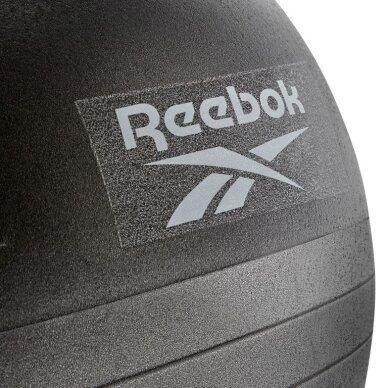 Gimnast. kamuolys 75cm REEBOK RAB-12017BK black + pompa 1