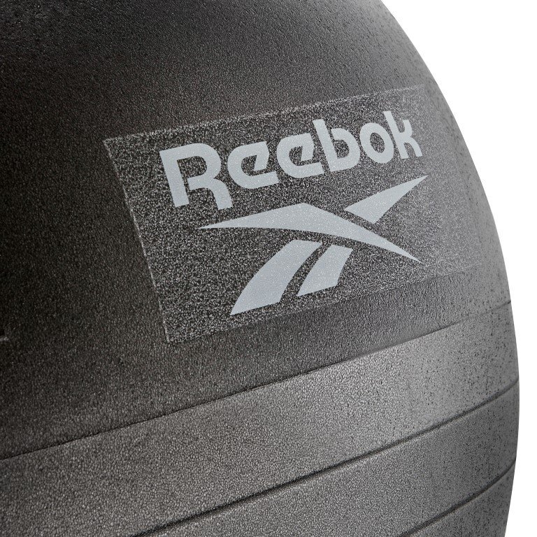 Gimnast. kamuolys 75cm REEBOK RAB-12017BK black + pompa 1 Gimnast. kamuolys 75cm REEBOK RAB-12017BK black + pompa 1