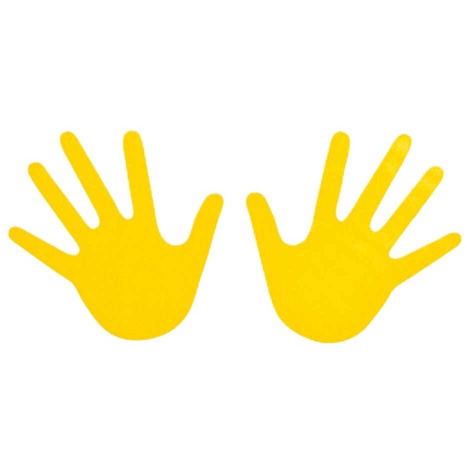 Grindų žymeklis RANKYTĖ yellow 1 pora Grindų žymeklis RANKYTĖ yellow 1 pora