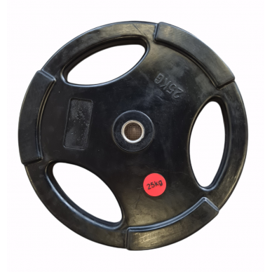 Guma trauktas svoris Prove 31mm 25kg (su nerūdijančio plieno įvore) 2 Guma trauktas svoris Prove 31mm 25kg (su nerūdijančio plieno įvore) 2