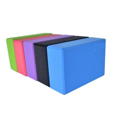 Jogos kaladėlė 23x15x8cm (raudona) 1 Jogos kaladėlė 23x15x8cm (raudona) 1