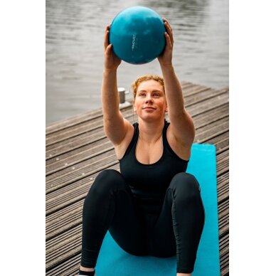 Jogos kamuolys 18cm AVENTO 42OJ Blue+pakuotė 1 Jogos kamuolys 18cm AVENTO 42OJ Blue+pakuotė 1