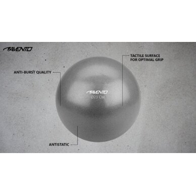 Jogos kamuolys 23cm AVENTO 42OK grey+pakuotė 2