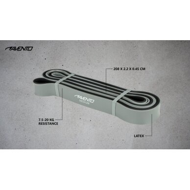 Juosta mankštai AVENTO Power band 42SE medium 4 Juosta mankštai AVENTO Power band 42SE medium 4