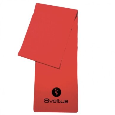 Juosta mankštai SVELTUS Latex band 0555 15x120cm strong, red Juosta mankštai SVELTUS Latex band 0555 15x120cm strong, red