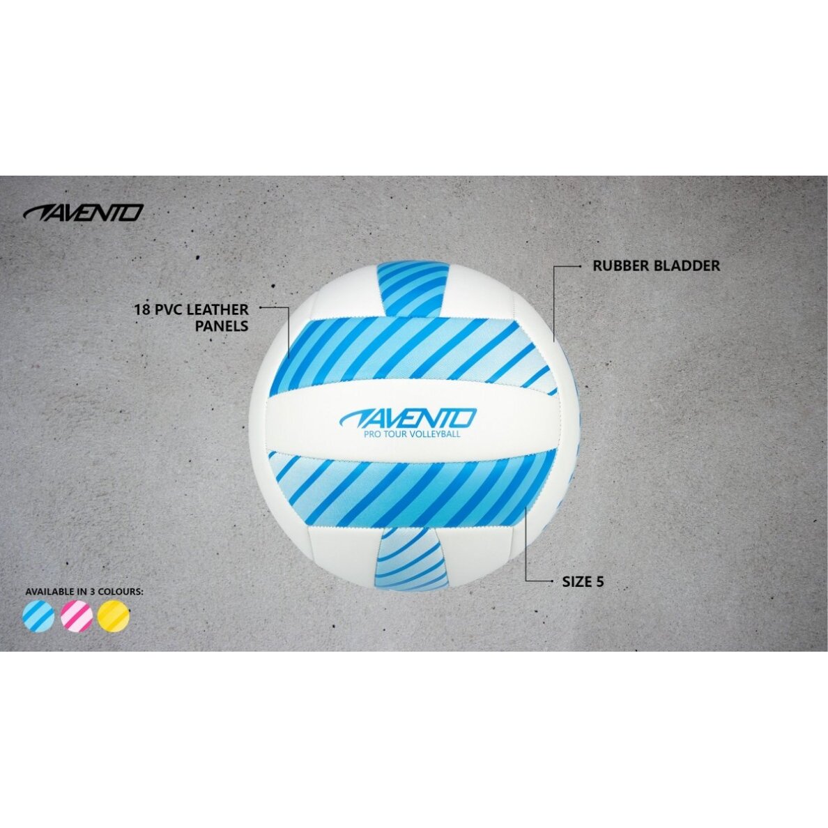 Kamuolys tinkl beach leisure AVENTO 16VF Yellow/White 1 Kamuolys tinkl beach leisure AVENTO 16VF Yellow/White 1