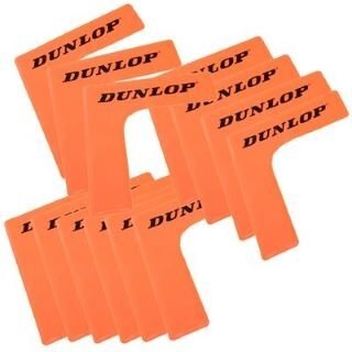 Kampai teniso kortui Dunlop 16 vnt oranžiniai
