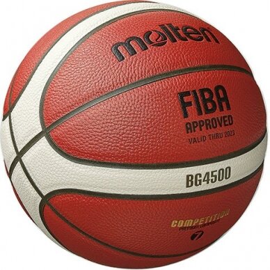 Kamuolys krepš competition MOLTEN B6G4500-X FIBA 3 Kamuolys krepš competition MOLTEN B6G4500-X FIBA 3