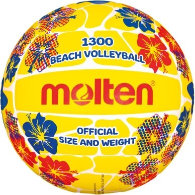 Kamuolys tinkl beach leisure MOLTEN V5B1300-FY sint. oda Kamuolys tinkl beach leisure MOLTEN V5B1300-FY sint. oda