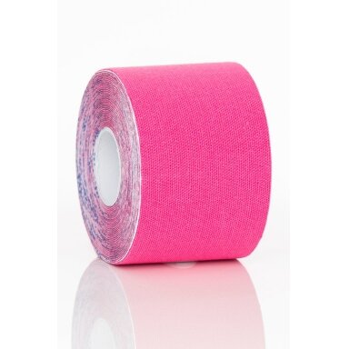 Kineziologinis teipas GYMSTICK 5m x 5cm pink