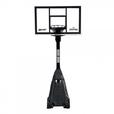 KREPšINIO STOVAS SPALDING THE BEAST™ 60” STEALTH - BLACK EDITION KREPšINIO STOVAS SPALDING THE BEAST™ 60” STEALTH - BLACK EDITION