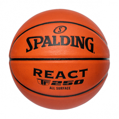 KREPšINIO KAMUOLYS SPALDING REACT TF250™ FIBA APPROVED (DYDIS 7) KREPšINIO KAMUOLYS SPALDING REACT TF250™ FIBA APPROVED (DYDIS 7)