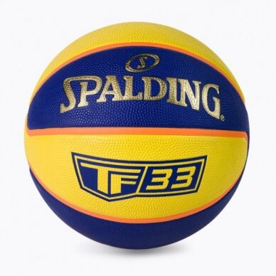KREPŠINIO KAMUOLYS SPALDING TF-33 (6 DYDIS) GUMINIS KREPŠINIO KAMUOLYS SPALDING TF-33 (6 DYDIS) GUMINIS