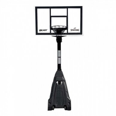 KREPšINIO STOVAS SPALDING THE BEAST™ 60” STEALTH - BLACK EDITION KREPšINIO STOVAS SPALDING THE BEAST™ 60” STEALTH - BLACK EDITION