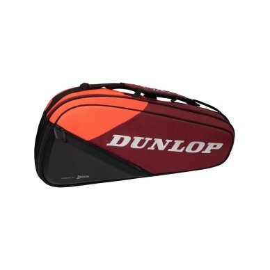Krepšys tenisui DUNLOP CX-PERFORMANCE 3 black/red 1 Krepšys tenisui DUNLOP CX-PERFORMANCE 3 black/red 1