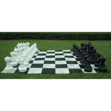 Lauko šachmatų rinkinys, karalius 63,5 cm Lauko šachmatų rinkinys, karalius 63,5 cm