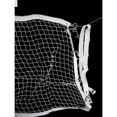 Lauko teniso tinklas PE2mm (baltas su trosu)