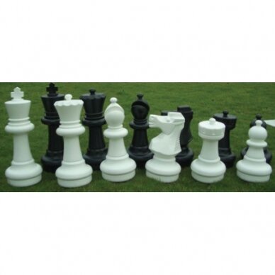 Lauko šachmatų rinkinys, karalius 63,5 cm 1