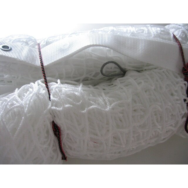 Lauko teniso tinklas PP3mm (baltas su trosu) 1