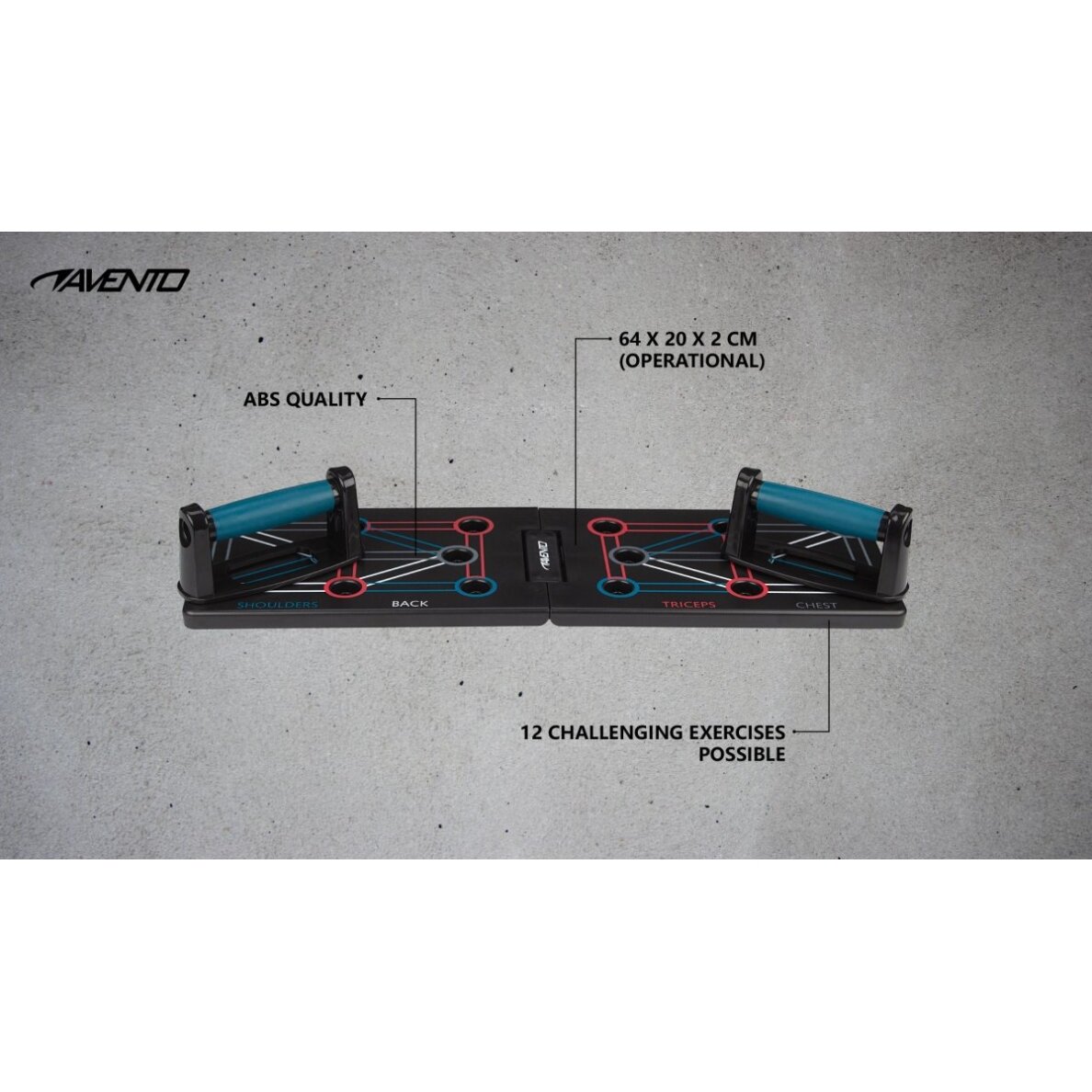 Lenta atsispaudimams AVENTO 42HL Black 2 Lenta atsispaudimams AVENTO 42HL Black 2