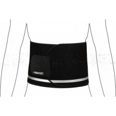 Lieknėjimo juosta AVENTO 44SI S/M Black/Silver grey Lieknėjimo juosta AVENTO 44SI S/M Black/Silver grey