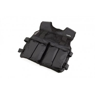 Pasunkinta liemenė TOORX AHF-014 10 kg black Pasunkinta liemenė TOORX AHF-014 10 kg black