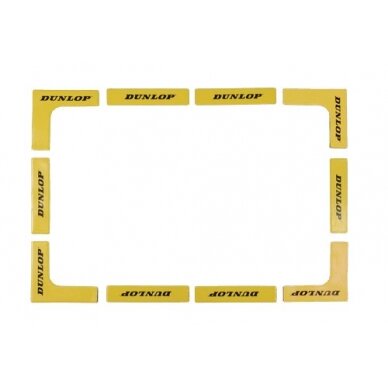 Linijos teniso kortui Dunlop 12 vnt geltonos Linijos teniso kortui Dunlop 12 vnt geltonos