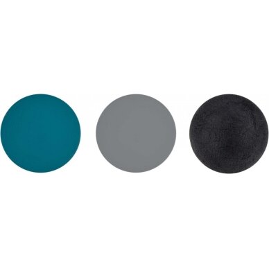 Masažinių kamuoliukų rinkinys AVENTO 42RA 5cm 3vnt Blue/Grey/Black Masažinių kamuoliukų rinkinys AVENTO 42RA 5cm 3vnt Blue/Grey/Black