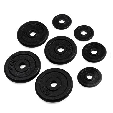 Metalinis svorių diskas Prove 1kg 31mm Metalinis svorių diskas Prove 1kg 31mm