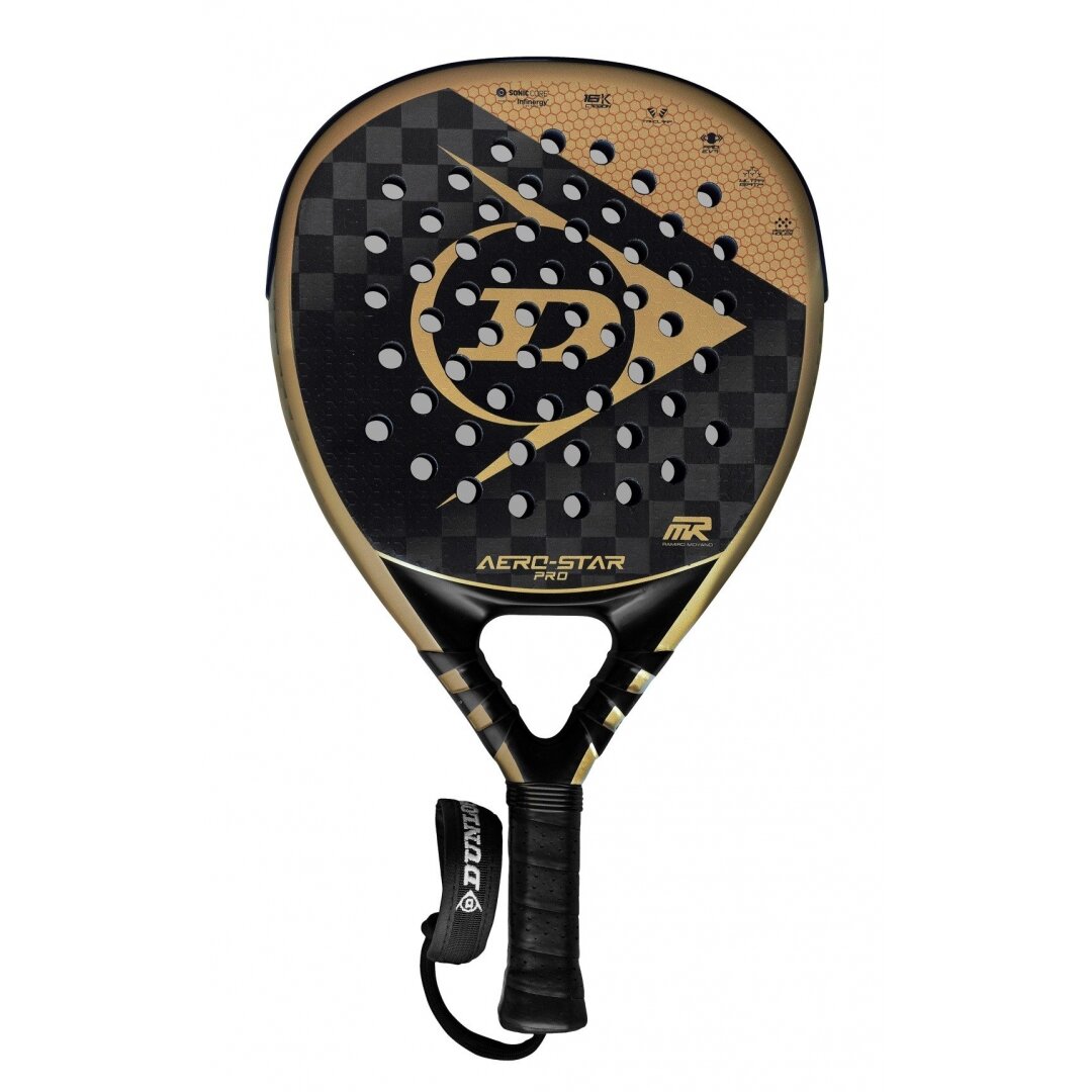 Padelio raketė Dunlop AERO-STAR PRO 16K 370g