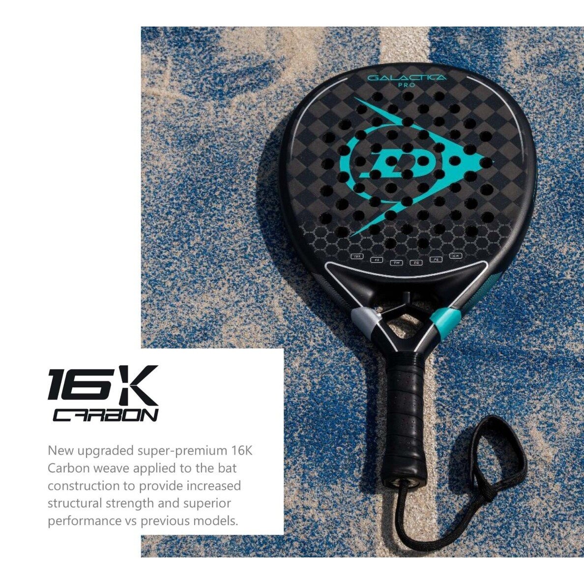 Padel raketė Dunlop GALACTICA PRO LS 365g 9 Padel raketė Dunlop GALACTICA PRO LS 365g 9