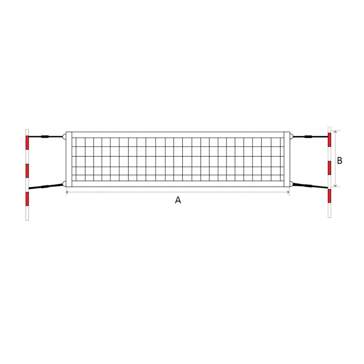 Papl. teniso tinklas POKORNY Econom 8,5x1m 2mm 1vnt. Papl. teniso tinklas POKORNY Econom 8,5x1m 2mm 1vnt.