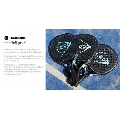 Padel raketė Dunlop GALACTICA PRO LS 365g 13 Padel raketė Dunlop GALACTICA PRO LS 365g 13